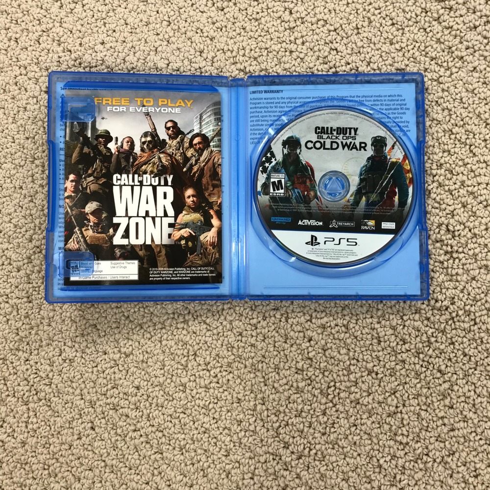 Call of Duty Black Ops Cold War Sony PlayStation 5 PS5 Video Game 2020 FPS - Picture 3 of 4